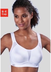 H.I.S. Sport-BH H.I.S, Damen, Gr. 80, Cup E, wei&szlig;, Microtouch, Obermaterial: 90% Polyester (COOLMAX), 10% Elasthan (LYCRA), BHs Sport-BH, ohne B&uuml;gel mit COOLMAX &ndash; auch ideal f&uuml;r gro&szlig;e Gr&ouml;&szlig;en, Topseller