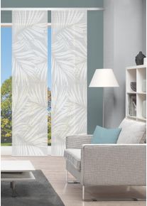 Schiebegardine Vision "PACEY" Gr. 1, grau (taupe), B:60cm H:260cm, Polyester, Gardinen, Schiebegardine, SET,SCHIEBEVORHANG,BAMBUS,DIGITALDRUCK