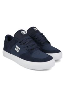Sneaker DC Shoes "Onyx", Herren, Gr. 14(48,5), navy, wei&szlig;, Obermaterial:58, 5% Leder, 32, 7% Synthetik, 8, 8% Microfaser;, Schuhe Sneaker
