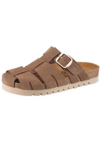 Clog ANISTON SHOES, Damen, Gr. 42, braun, Veloursleder, unifarben, Schuhe Clog, Sommerschuh, Hausschuh, Urlaubsschuh - NEUE KOLLEKTION