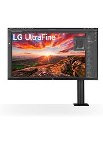 LG Ergo Monitor "32UN880K", Energieeffizienz: G, schwarz, B:71,43cm H:42,01cm T:4,57cm, Monitore, Ergo Monitor