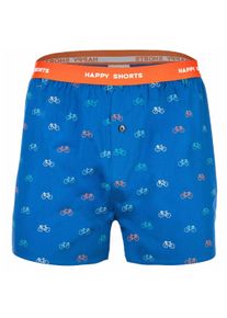 Webboxer Happy Shorts "Web-Boxershorts American Boxershorts 3er Pack", Herren, Gr. XL, bicycle, vesper, bus, Obermaterial: 100% Baumwolle CO., Unterhosen Webboxer