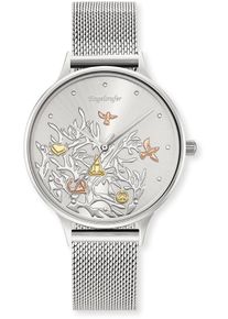 Quarzuhr Engelsrufer "Lebensbaum", silber (edelstahlfarben), Armbanduhren, Damen, Quarzuhr, Armbanduhr, Damenuhr, Edelstahlarmband, analog