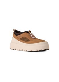 UGG Australia Slipper UGG "Heritage Utility Axoid", Damen, Gr. 9 (42), chestnut, creme, Synthetik, Textil, Veloursleder, Schuhe Slipper, Sneaker, Halbschuh mit praktischem Schnalleverschluss