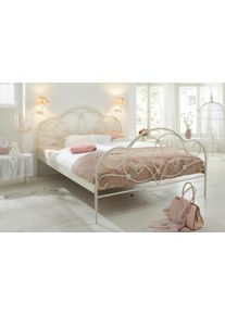Metallbett Home Affaire "TOPSELLER", wei&szlig;, L:205cm, Betten, Metallbett, mit aufwendiger Verzierung, romantischer Stil