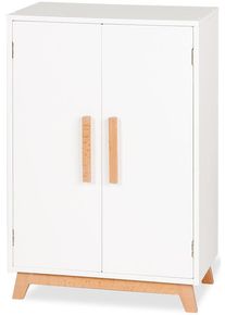 Puppenkleiderschrank Pinolino "Marit", wei&szlig; (wei&szlig;, natur), Puppenm&ouml;bel, KinderB:45cm H:67cm T:30cm, Puppenkleiderschrank, B:45cm H:67cm T:30cm