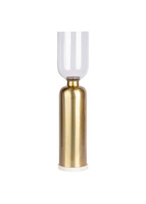 Kayoom , Goldfarben , Metall, Glas, Stein , 72.5 cm , zum Stellen , Dekoration, Kerzen, Kerzen- & Teelichthalter