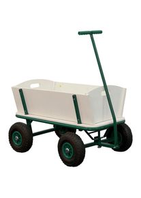M&Ouml;BELIX M&ouml;belix , Braun, Gr&uuml;n , Holz, Metall , 95x97x61 cm , CE , Freizeit, Camping, Bollerwagen