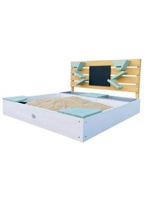 M&Ouml;BELIX M&ouml;belix , Braun, Gr&uuml;n, Wei&szlig; , Holz, Kunststoff , Hemlocktanne , 100x105x59 cm , EN 71, CE, FSC 100% , Sitzfl&auml;che, mit Holzschutz vorbehandelt ,