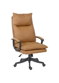 M&Ouml;BELIX M&ouml;belix , Braun , Kunststoff, Textil , 66x121x78 cm , Sitzfl&auml;che 360&deg; drehbar , B&uuml;rom&ouml;bel, B&uuml;rost&uuml;hle, Chefsessel