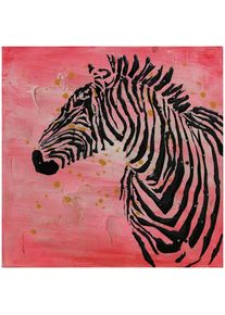 Kayoom , Rot , Textil , 70x70x3.8 cm , Dekoration, Bilder & Rahmen, Bilder, Sonstige Bilder