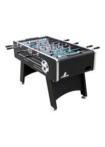 M&Ouml;BELIX M&ouml;belix , Schwarz , Holz , 75x88x141 cm , Torz&auml;hler manuell, Ballr&uuml;cklauf an beiden Kopfenden, Balleinwurf auf beiden Spielerseiten, Teleskopstangen , Spielwaren, Spieltische, Tischfu&szlig;ball