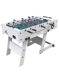 M&Ouml;BELIX M&ouml;belix , Wei&szlig; , Holz, Kunststoff , 61x81x122 cm , CE , Ballr&uuml;cklauf an beiden Kopfenden, klappbar, Balleinwurf auf beiden Spielerseiten , Spielwaren, Spieltische, Tischfu&szlig;ball