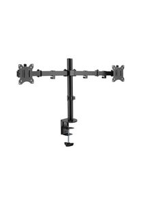 Logilink Dual monitor mount 17-32" arm length: adjustable
