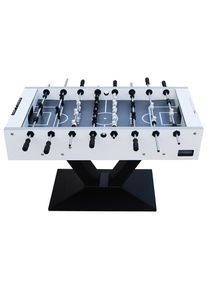 M&Ouml;BELIX M&ouml;belix , Schwarz, Wei&szlig; , Holz, Metall , 76x90x144 cm , Torz&auml;hler manuell, Ballr&uuml;cklauf an beiden Kopfenden, Balleinwurf auf beiden Spielerseiten, verstellbare F&uuml;&szlig;e , Spielwaren, Spieltische, Tischfu&szlig;ball
