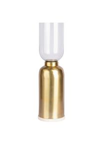 Kayoom , Goldfarben , Metall, Glas, Stein , 63.5 cm , zum Stellen , Dekoration, Kerzen, Kerzen- & Teelichthalter