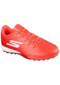 Fu&szlig;ballschuh Skechers "Skechers Soccer&trade; Harry Kane SKX_1.5 (HK) Jr Youth TF&trade;", Kinder, Gr. 38, rot (crl korall, rot), Synthetik, gemustert, Schuhe Fu&szlig;ballschuh, Turf-Schuh, Rasenschuh f&uuml;r Rasenfl&auml;chen konzipiert
