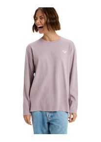 Langarmshirt Roxy "Hangloose Washed", Damen, Gr. S, nirvana, Obermaterial: 100% Walkfrottier;, Shirts Langarmshirt