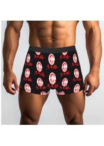 Lao Gan Ma Lao Gan Ma Underpants Breathbale Panties Male Underwear Ventilate Shorts Boxer Briefs