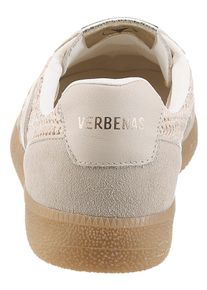 Sneaker VERBENAS "SOUND TROPIC", Damen, Gr. 41, beige kombiniert, Leder, Synthetik, Textil, Flechtoptik, unifarben mit Farbeinsatz, Basic, Schuhe Sneaker, Retrosneaker, Schn&uuml;rer, Freizeitschuh mit Flechtbesatz