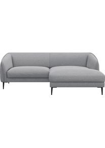 Ecksofa FLEXLUX "Belle Designsofa, bequem durch Kaltschaum im Sitz", grau (sophisto gre), B:218cm H:74cm T:149cm, 100% Polyester, Sofas, Ecksofa, Skandinavisches Design, In hochwertiger Verarbeitung, B/T 218/149 cm