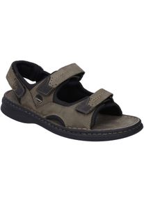 Sandale Josef Seibel "Franklyn", Herren, Gr. 45, grau, Obermaterial: 100% Textilmaterial TEXMAT., Schuhe Sandale