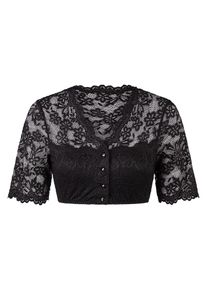 Dirndlbluse Nina von C. "Dirndlbluse halbarm Waltraud", Damen, Gr. 42, schwarz, Obermaterial: 95% Modal CMD. 5% Elasthan EL., Blusen Dirndlbluse
