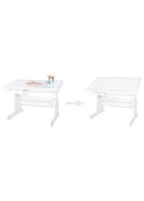 Kinderschreibtisch Pinolino "Lena, wei&szlig;", Kinder, Gr. B/H/T: 109cm x 70cm x 58cm, wei&szlig;, Tische Kinderschreibtisch, Made in Europe
