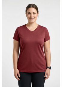 T-Shirt Maier Sports "Da-Shirt 1/2 Arm Trudy", Damen, Gr. 52, sun dried tomato, Obermaterial: 100% Polyester, Shirts T-Shirt