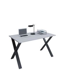 Schreibtisch Vcm "Schreibtisch B&uuml;rotisch Computertisch 110x80 Lona X", wei&szlig; (schwarz, wei&szlig;), B:110cm T:80cm, Tische, Schreibtisch