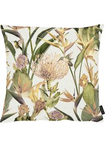 Dekokissen Apelt "6522", beige, B:48cm L:48cm, Bezug: 70% Polyester, 30% Baumwolle, Dekokissen_Sitzkissen_Kissenh&uuml;llen, Dekokissen, Kissenh&uuml;lle ohne F&uuml;llung, 1 St&uuml;ck