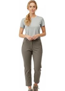 7/8-Hose DEPROC Active "KENORA Piratin 7/8", Damen, Gr. 48 (XL), Normalgr&ouml;&szlig;en, braun, 97% Polyester; 3% Elasthan, Hosen 7/8-Hose, auch in Gro&szlig;en Gr&ouml;&szlig;en erh&auml;ltlich