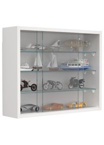 Wandregal Vcm "H&auml;ngevitrine Wandvitrine Sammel Deko Drivalo S", wei&szlig;, B:50cm T:12cm, Regale, Wandregal