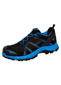 Sicherheitsschuh HAIX "Black Eagle Safety 40.1 low" Gr. 12, schwarz (schwarz, blau), 12, Obermaterial: 50% sonstige Fasern AF. 50% Textilmaterial TEXMAT., Schuhe, Sicherheitsschuh