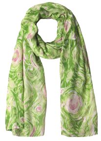 Modeschal Capelli New York, Damen, gr&uuml;n combo, Obermaterial: 100% Polyester, Modet&uuml;cher Modeschal