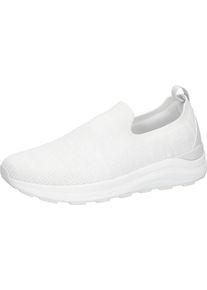 Waldl&auml;ufer Slip-On Sneaker WALDL&Auml;UFER "H-CHARLIE", Damen, Gr. 3,5 (36), hellgrau, Textil, meliert, Schuhe Slip-On Sneaker, Schlupfschuh, Slipper in veganer Verarbeitung, H-Weite