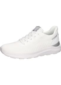 Waldl&auml;ufer Sneaker WALDL&Auml;UFER "H-CHARLIE", Damen, Gr. 7,5 (41), wei&szlig;, Synthetik, Textil, unifarben, Schuhe Sneaker, Schn&uuml;rschuh, Outdoorschuh in veganer Vearbeitung, H-Weite