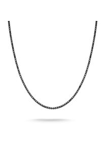 Kette ohne Anh&auml;nger Thomas Sabo "Tenniskette Sparkling Black" Gr. 55, silberfarben, schwarz, Halsketten, Damen, 55, Silber 925 (recycelt), Kette ohne Anh&auml;nger, mit Zirkonia (synth.)