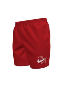 Badeshorts Nike "5" VOLLEY SHORT", Herren, Gr. XXL, N-Gr, university rot, Web, Obermaterial: 100% Polyester, Badehosen Badeshorts, mit integrierter Mesh-Innenhose, mit seitlichen Taschen