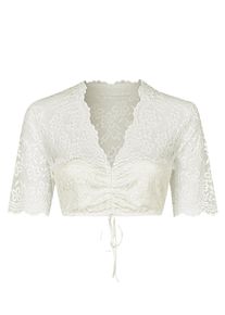 Dirndlbluse Nina von C. "Dirndlbluse halbarm Melina", Damen, Gr. 50, beige (champagner), Obermaterial: 95% Modal CMD. 5% Elasthan EL., Blusen Dirndlbluse