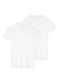 T-Shirt DSTREZZED "T-Shirt Bronson 2 Pack Round Neck Tee Bamboo Blend 2er Pack", Herren, Gr. XL, wei&szlig;, Obermaterial: 50% Baumwolle CO. 45% sonstige Fasern AF. 5% Elasthan EL., Shirts T-Shirt