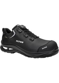 Sicherheitsschuh Elten "TERENCE XXG PRO BOA GTX Low" Gr. 45, schwarz, 45, Obermaterial: 100% Rindsleder Leather cow., Schuhe, Sicherheitsschuh