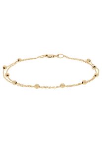 Armband Firetti "Schmuck Geschenk Gold 375 Armschmuck Armkette Kugeln", gelbgoldfarben, Armb&auml;nder, Damen, 19cm, Gelbgold 375, Armband