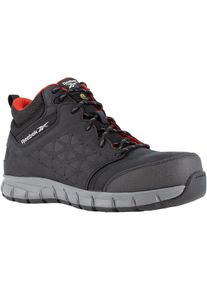 Sicherheitsstiefel Reebok "Excel Light Safety Boot S3S" Gr. 43, schwarz, 43, Obermaterial: 100% Rindsleder Leather cow., Schuhe, Sicherheitsstiefel