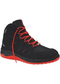 Sicherheitsschuh Elten "MADDOX Mid" Gr. 48, schwarz (schwarz, rot), 48, Obermaterial: 100% Textilmaterial TEXMAT., Schuhe, Sicherheitsschuh
