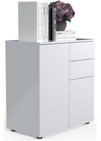 Kommode Vcm "Holz Kommode Sideboard Anrichte Dalosa 4 Schublade", wei&szlig;, B:70cm T:39cm, Sideboards, Kommode