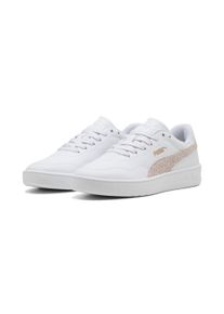 Sneaker Puma "COURT LALLY TOPCAT", Damen, Gr. 42,5, Puma wei&szlig;, frosted ivory, Synthetik, Schuhe Sneaker, f&uuml;r vielseitige Aktivit&auml;ten, mit leicht profilierter Gummilaufsohle