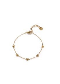 Armband Firetti "Schmuck Geschenk Edelstahl Armschmuck Ankerkettenglieder Herz Liebe", gelbgoldfarben, Armb&auml;nder, Damen, 20cm, Edelstahl, Armband