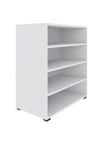 Hom&acute;in Hom`in Regal, Wei&szlig;, Kunststoff, 3 F&auml;cher, 91x90x40 cm, Typenauswahl, individuell planbar, umfangreiches Zubeh&ouml;r erh&auml;ltlich, in verschiedenen Gr&ouml;&szlig;en erh&auml;ltlich, Beim&ouml;bel erh&auml;ltlich, Wohnzimmer, Regale, B&uuml;cherregale