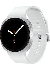 Samsung Galaxy Watch 8 44 mm (2025) | argento | cinturino Sport bianco | M/L | 4G